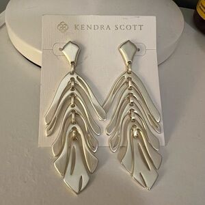 Kendra Scott Silver Geometric Earrings